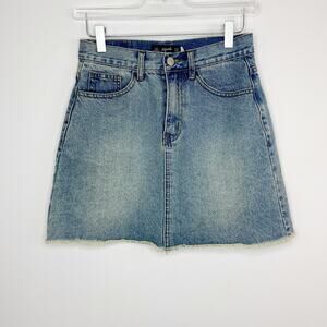 Yena Denim 66 Girls Rae Hem Skirt Sz Small